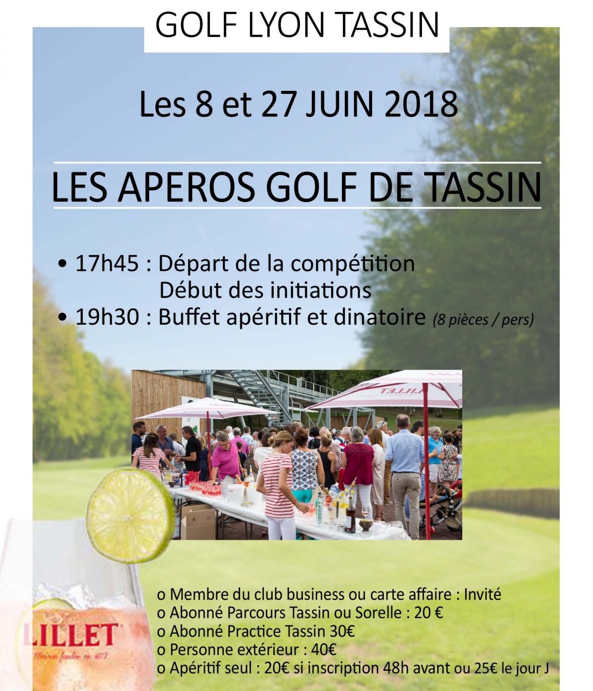 Apéros du golf de Lyon Tassin