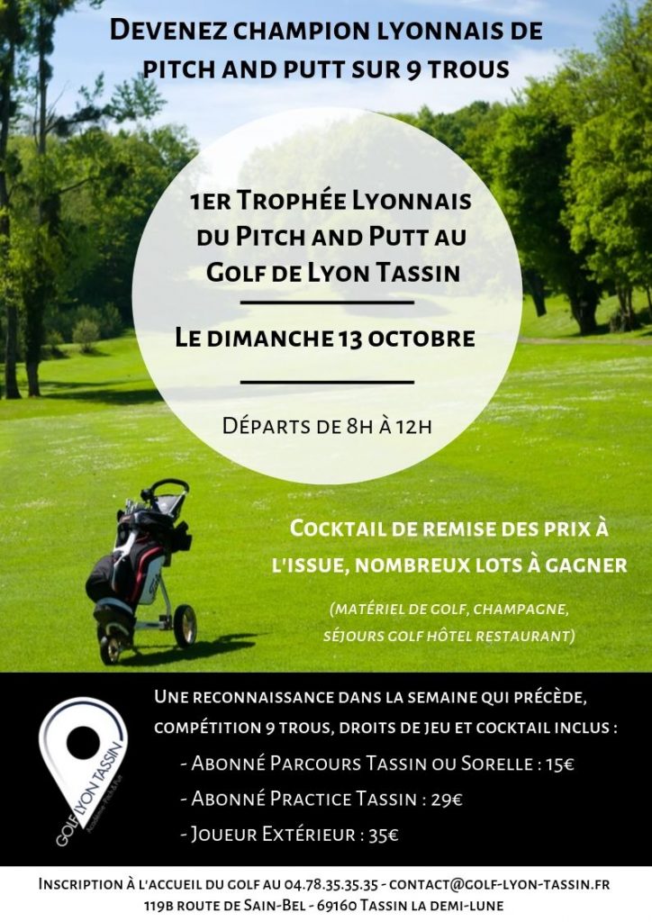 Trophée Lyonnais du Pitch & Putt au Golf de Lyon Tassin